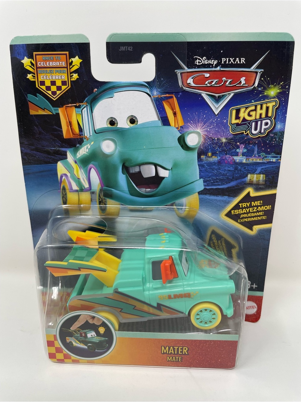 Disney Pixar Cars Race To Celebrate Mater Light Up Sealed Brand New